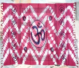 Écharpes en viscose imprimées tie-dye multicolores, longues, tendance été plage, vente en gros Inde - Product Image 2