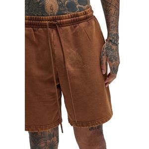 Custom <b>Men's</b> High Street Sports Casual Acid Wash Jogger <b>Shorts</b> Summer <b>Vintage</b> Washed 100% Cotton with Drawstring Closure - Product Image 4