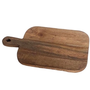 Planche à découper multifonctionnelle en bois d'acacia de grande taille avec poignée |   Planche à découper rectangulaire, planche de boucher, planche de service pour la cuisine - Product Image 2