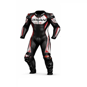 Traje de Motocicleta de Invierno Transpirable de Alta Calidad OEM, Traje de Carreras de Cuero Personalizado para Motocicleta - Product Image 3