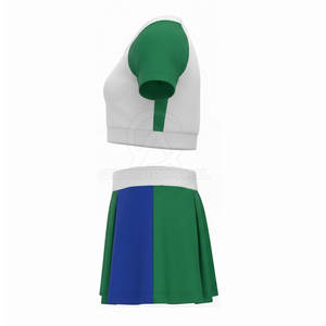 Service de marque privée OEM, uniforme de cheerleading personnalisé avec logo, tissu respirant, toucher doux et ajustement sécurisé pour l'entraînement - Product Image 4