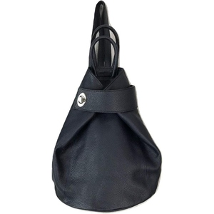 Genuine Goat Leather <b>Backpack</b> <b>For</b> <b>Women</b> Elegant Slouch Style Casual <b>Travel</b> Office Daily Use Bag - Product Image 4