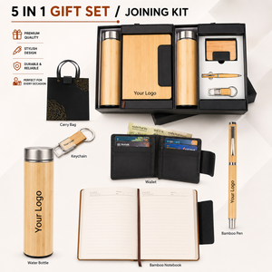 Juego de Regalo Personalizado 4 en 1 Azul, Bolígrafo de Acero Inoxidable y Metal, Cuaderno, Llavero, Kit de Regalo Promocional Ejecutivo Corporativo - Product Image 3