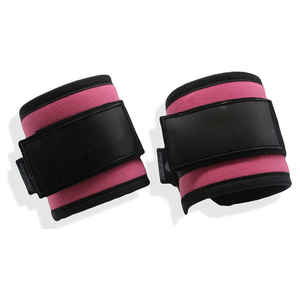 Tobilleras Personalizables para Levantamiento de Pesas en el Gimnasio, Material de Neopreno y Algodón, Correa Ajustable, Diseño OEM, Correas para Levantamiento de Pesas - Product Image 1