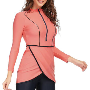 Traje de Baño Deportivo Modesto para Mujer, de Alta Calidad, Transpirable, de Secado Rápido, Personalizado, UPF50+, Ecológico, Spandex/Poliéster - Product Image 3