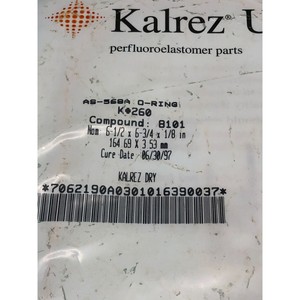 KALREZ AS-568A O-RING K #   COMPOUND 260 : 8101 - Équipements et pièces semi-conductrices d'occasion fiables à l'échelle mondiale chez - Product Image 1