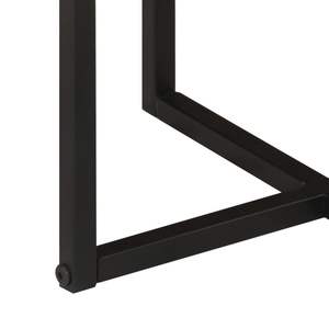 โต๊ะกาแฟไม้เนื้อแข็งอะคาเซียและเหล็ก ขนาด 17.7\"x17.7\"x13.8\" - Product Image 5