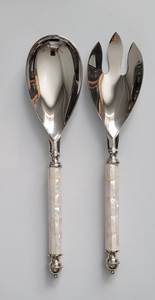 Ensemble d'ustensiles de cuisine en bois avec pinces, spatule, cuillère, design minimaliste, finition mate, passe au lave-vaisselle - Product Image 3