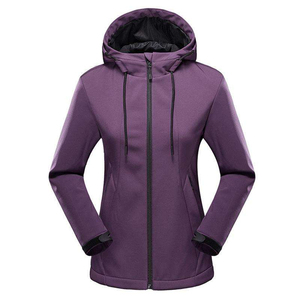 Women's Horse Riding Soft Shell <b>Jackets</b> Ladies Softshell Warm <b>Jackets</b> Windproof Full Zip With <b>Fleece</b> <b>Lined</b> - Product Image 1