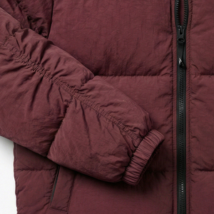 Mens Winter Hooded Canvas Puffer Jacket <b>Warm</b> Quilted Insulated <b>Waterproof</b> Windproof Outdoor Casual Front Logo OEM Supplier - Product Image 6