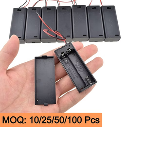 Soporte de Batería de Plástico Económico para Montaje en PCB con Cable para Baterías AA/AAA, Fuente de Alimentación Electrónica Compacta para Proyectos DIY - Product Image 2