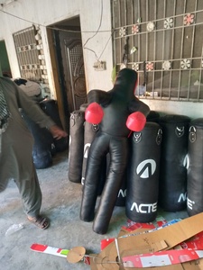 หุ่นดัมมี่สำหรับฝึกซ้อมมวยปล้ำ MMA น้ำหนัก 25 กก. ทำจากวัสดุ PU ทนทาน พร้อมซิปและเชือกผูก - Product Image 5