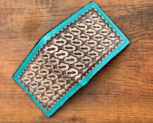 Cartera de cuero con herramientas a mano occidental, nueva llegada, cartera larga con cremallera para hombre, gran oferta, soporte para efectivo de Color marrón a la moda, regalo para él - Product Image 6