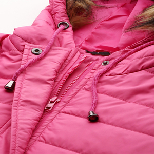 Ladies Hooded Down Jacket Custom logo Winter Clothing Outwear <b>Women's</b> Long Parka Puffer Bubble <b>Coat</b> Thickened Warm Jacket - Product Image 3