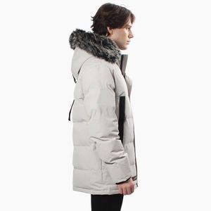Parkas d'hiver pour hommes de haute qualité, à capuche, avec fermeture éclair, logo personnalisé, légers, imperméables, respirants, vêtements d'hiver tendance pour hommes - Product Image 5