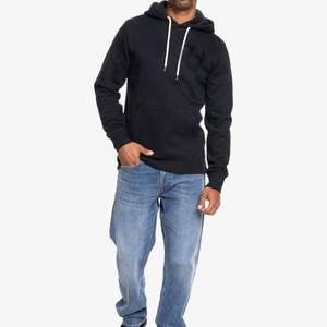Sweat à capuche personnalisé brodé pour homme, en molleton épais et chaud, style streetwear décontracté, idéal pour la gym et l'entraînement hivernal, avec poche - Product Image 5