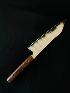 Cuchillo de Chef Profesional Forjado a Mano, Ambidiestro, de Acero al Carbono, Mango Ergonómico de Madera, Apto para Lavavajillas, OEM/ODM - Product Image 4