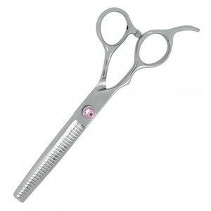 Ciseaux de coiffure professionnels de qualité supérieure, couleur argent, pour effiler les cheveux, avec vis réglable, en acier inoxydable, revêtement spécial, pour salon de coiffure - Product Image 3