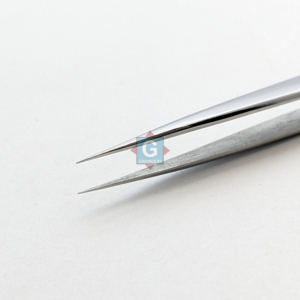 Pince à épiler pour cils en acier inoxydable de haute qualité, marque privée, à pointe fine - Product Image 3