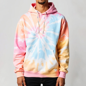 Sudadera con Capucha Tie-Dye para Hombre, Corte Regular, Casual, con Bolsillo, Felpa Francesa, para Primavera - Product Image 6