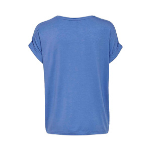 เสื้อยืดผู้หญิงคอตตอน 100% ทรงคอกลม แขนสั้น ระบายอากาศได้ดี ทรงพอดีตัว สไตล์มินิมอล เรียบง่าย สำหรับฤดูร้อน - Product Image 2