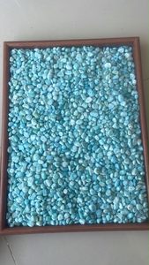 Pierres de Larimar précieuses originales personnalisées, vente en gros, perles naturelles sur mesure - Product Image 5