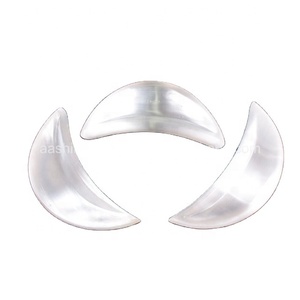 Dernière forme de lune bol en pierre de sélénite naturelle assiette en pierre de cristal vinaigre assaisonnement plat sauce sel Snack bol de cuisine - Product Image 3