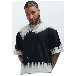 T-shirt Homme Grande Taille 100% Coton 400 g/m² de Haute Qualité, Imprimé Sérigraphié, Col Rond, Manches Courtes, Tricoté, Respirant, Anti-Plis - Product Image 1