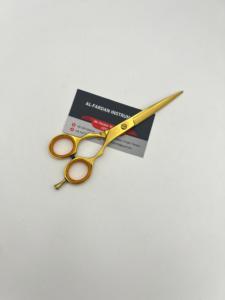 Ciseaux de coiffure professionnels en acier inoxydable japonais J2 de 6 pouces, couleur or plasma, pour salon de coiffure - Product Image 6