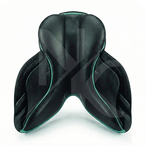 Selle de dressage anglaise en cuir véritable souple, best-seller, pour courses de chevaux, fabriquée au Pakistan, couleur personnalisée, confortable et durable - Product Image 3