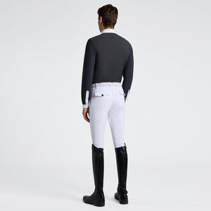High Quality 4way Stretch Horse Riding Equestrian Shirt Top <b>Base</b> <b>Layer</b> Competition Show Shirt Polo in Soft Feel Technical Fabric - Product Image 6