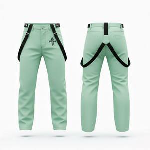 Pantalones de Esquí de Alta Calidad, 100% Poliéster, Teñido Liso, Impermeables 10,000mm, Aislamiento de Forro Polar, Cierre de Gancho y Bucle, Personalizables - Product Image 1