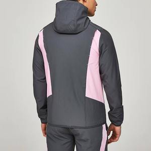 2025 New Customized Shell Jacket & <b>Wind</b> <b>Breaker</b> Tracksuit Set Unisex Lightweight Reversible Hooded Drawstring Closure - Product Image 6