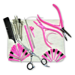 Kit Profesional de Alicates para Extensiones de Cabello de Acero Inoxidable de Grado Quirúrgico, Juego de Herramientas con Anillos Micro, Estuche para Uso Comercial - Product Image 4