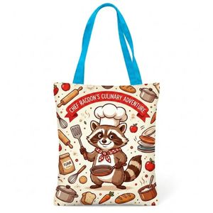 Sac fourre-tout en polyester à sublimation, motif champ de lavande pastel, scène aquarelle, durable, pour le shopping - Product Image 6