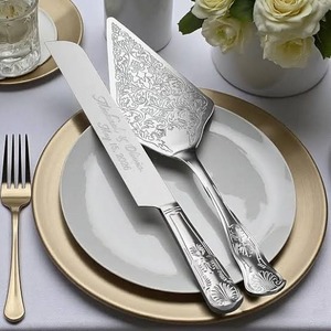 Luxury <b>Cake</b> <b>Server</b> Set Elegant Stainless Steel <b>Cake</b> Knife for Wedding Reception and Celebration Events - Product Image 3