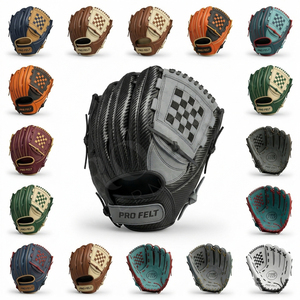 Professional Sports <b>Baseball</b> Glove for Adults & Youth Soft Durable Leather Mitt Right/Left Hand Fielding Training Gear Gloves - Product Image 1