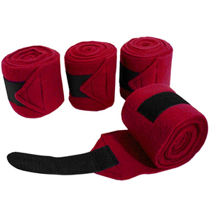 Bandages auto-adhésifs de haute qualité, faciles à déchirer, sans latex, en tissu non tissé, en polaire, pour la protection des chevaux, ensembles de bandages de polo - Product Image 5