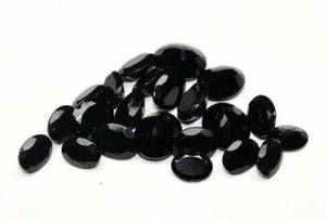 Spinelle noire naturelle ovale facettée, pierre précieuse calibrée de qualité supérieure pour la création de bijoux, prête à être expédiée, tendance - Product Image 4