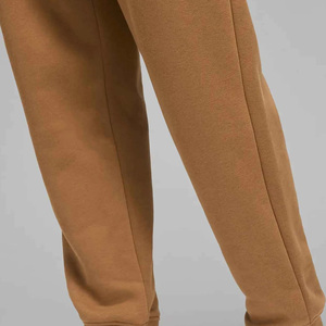 Men's Fleece Sweatpants Elastic Waist Drawstring Breathable Casual Streetwear <b>Joggers</b> <b>Brown</b> Lightweight Knitted Winter Wear - Product Image 2