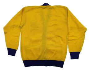 Sigma Gamma Rho Women's Winter Vintage <b>Yellow</b> Cardigan V-Neck Full Sleeve Embroidered Greek Letters Preppy Acrylic <b>Wool</b> Knitted - Product Image 3