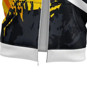 Mens Stylish Zipper Hoodies Contemporary Cotton Blend Zip Front Hoodie Relaxed Everyday Wear Manufacturer OEM - Product Image 3