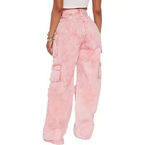 กางเกงคาร์โก้ผู้หญิงคุณภาพสูง สำหรับฤดูร้อน ระบายอากาศได้ดี น้ำหนักเบา ทนทาน ผ้าฝ้าย 100% ทรงตรง ขายดีอันดับต้นๆ - Product Image 2