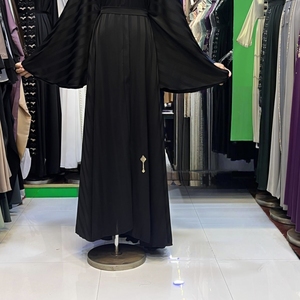 Abaya Modeste de Dubaï la plus vendue, ornée de perles et de sequins, à manches longues, traditionnelle, faite à la main, pour mariage, respirante, col en V, printemps - Product Image 4