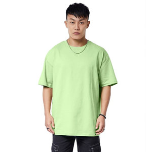 Camiseta Oversize de Streetwear para Hombre, Diseño Personalizado, Transpirable, de Lona, Alta Calidad, Verano, Venta al Por Mayor - Product Image 1