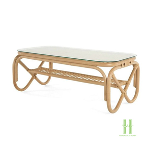 NUEVO DISEÑO Mesa de Entrada de Ratán Ecológica Hecha a Mano, Mueble Consola de Mimbre Natural para Decoración del Hogar y Resorts - Product Image 6