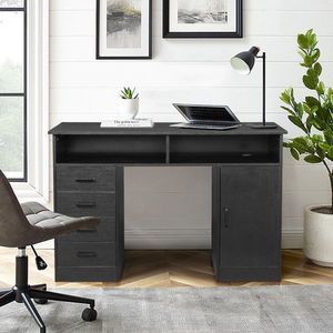 Scrivania per Computer Moderna in Truciolato P2 15MM Stile Generale in Bianco - Product Image 1