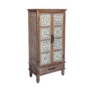 Mobiletto Alto in Legno Rustico 55.12, Versatile Credenza e Dispensa per Arredamento Casa, Ideale per Soggiorno - Product Image 5