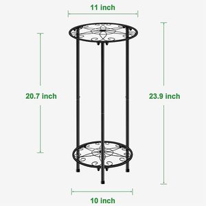 Support de plante en fer au design unique et tendance, idéal pour la décoration créative de la maison et les arrangements végétaux élégants en intérieur et en extérieur. - Product Image 2