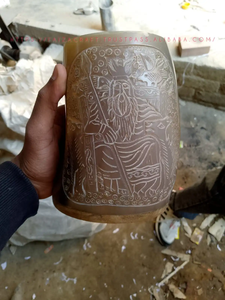 Drinking Horn Mug Polished Technique for Beer mug <b>Whiskey</b> Wine Home and Hotel Bar Use - Product Image 6